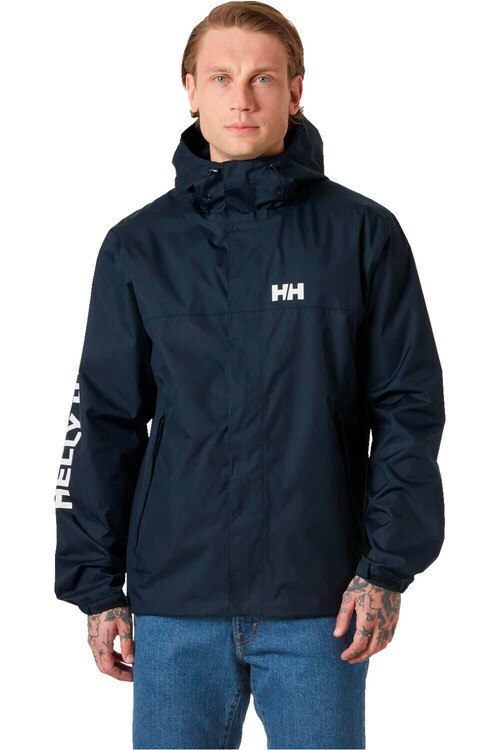 Helly Hansen chaqueta impermeable hombre ERVIK AZUL