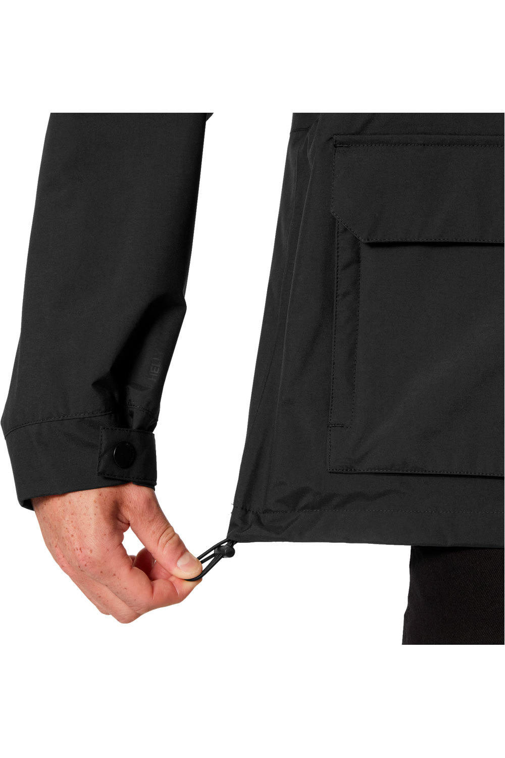 Helly Hansen chaqueta impermeable hombre ESCAPE UTILITY RAIN NEGRO 04
