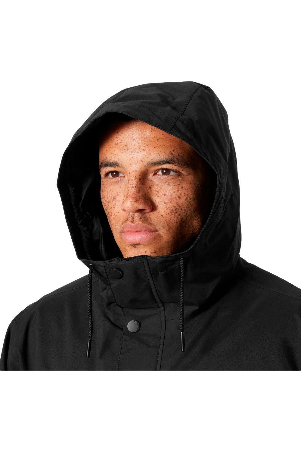 Helly Hansen chaqueta impermeable hombre ESCAPE UTILITY RAIN NEGRO vista detalle