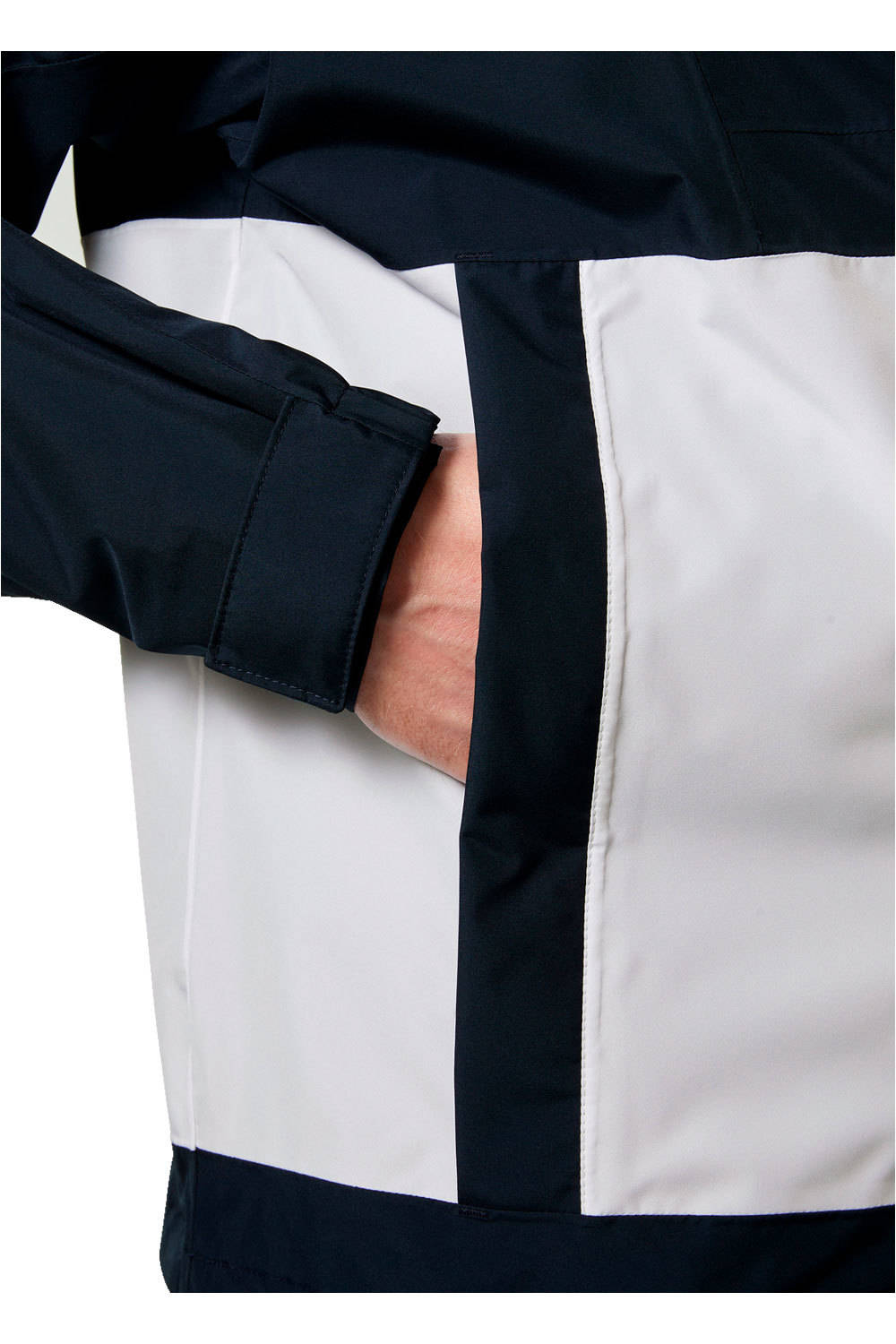 Helly Hansen chaqueta impermeable hombre RIG RAIN AZUL vista detalle