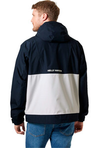Helly Hansen chaqueta impermeable hombre RIG RAIN AZUL vista trasera