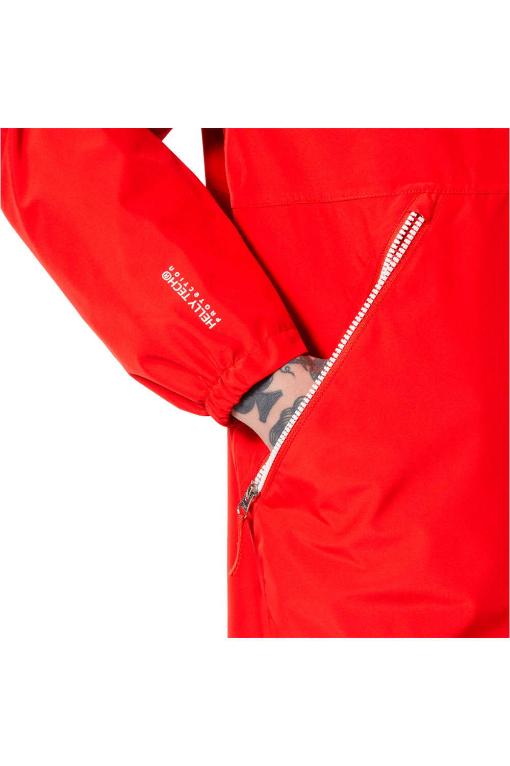 Helly Hansen chaqueta impermeable hombre SANDOY RAIN ROJO 03