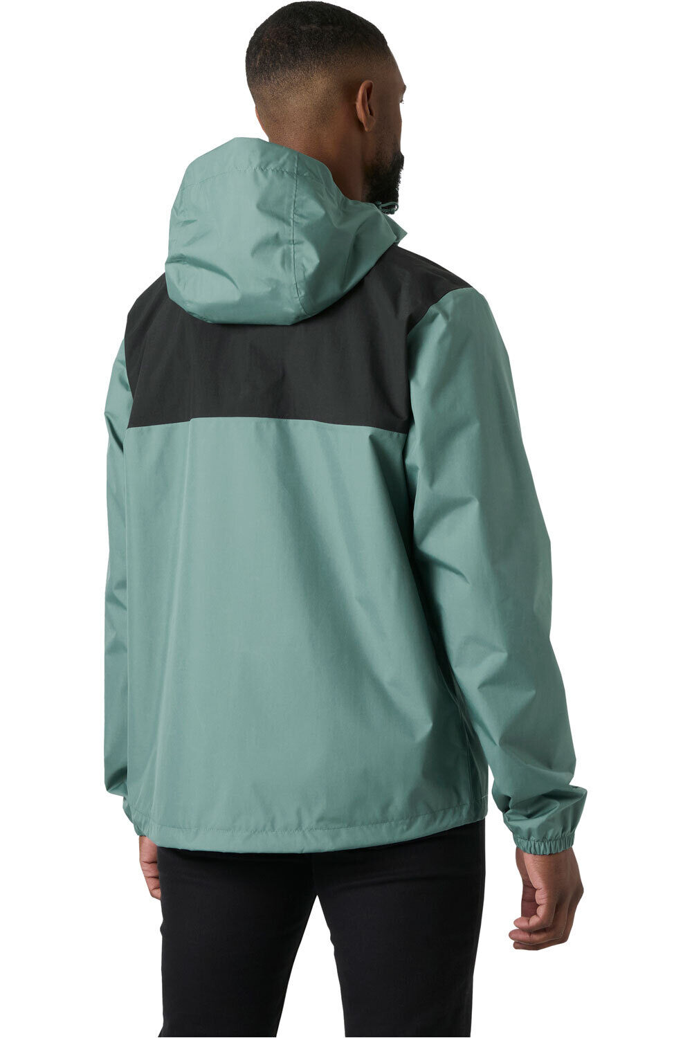 Helly Hansen chaqueta impermeable hombre VANCOUVER RAIN JACKET VERDE vista trasera