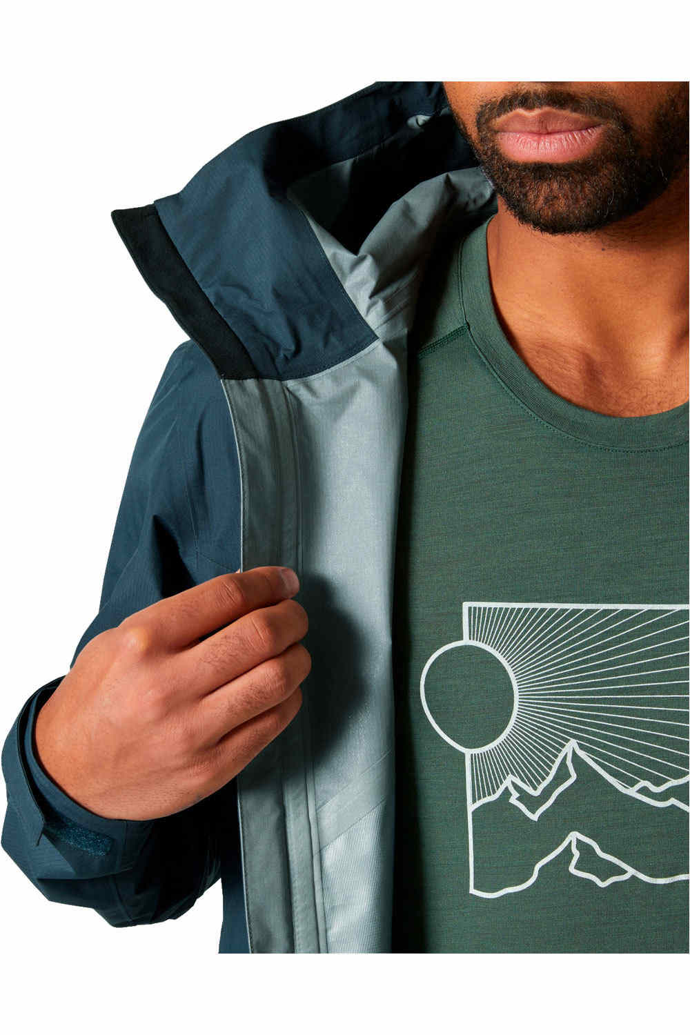 Helly Hansen chaqueta impermeable hombre VERGLAS INFINITY 2.0 AZUL 05