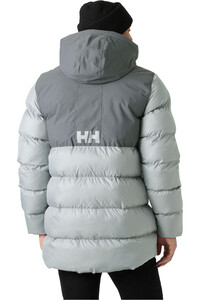 Helly Hansen chaqueta impermeable insulada hombre ACTIVE PUFFY LONG JACKET GRIS vista trasera