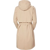 Helly Hansen chaqueta impermeable mujer JANE VERDE vista trasera