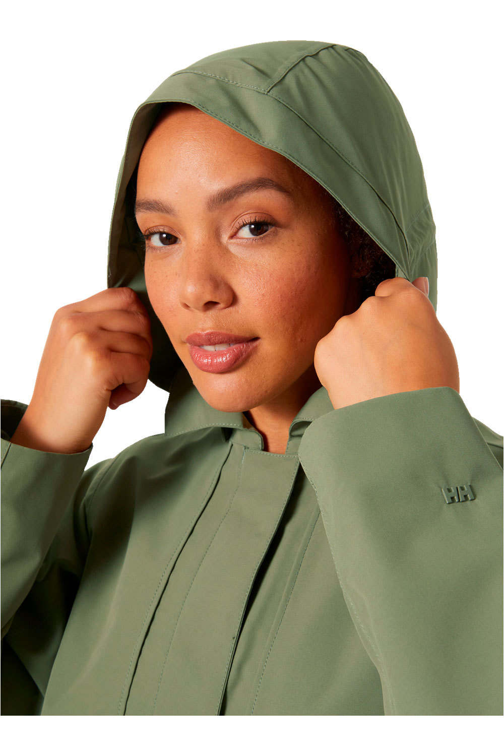 Helly Hansen chaqueta impermeable mujer LILJA VERDE 03