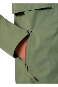 Helly Hansen chaqueta impermeable mujer LILJA VERDE vista detalle
