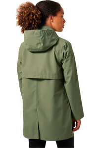Helly Hansen chaqueta impermeable mujer LILJA VERDE vista trasera