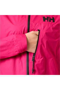 Helly Hansen chaqueta impermeable mujer ODIN INFINITY MINIMALIST ROJO vista detalle