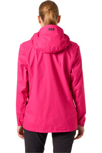 Helly Hansen chaqueta impermeable mujer ODIN INFINITY MINIMALIST ROJO vista trasera