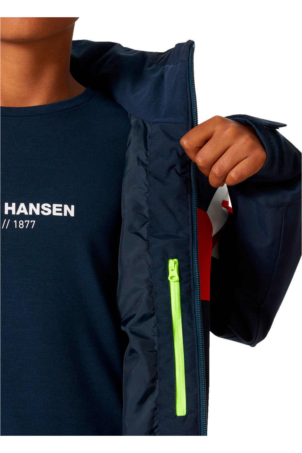 Helly Hansen chaqueta impermeable niño SALT 2 AZUL 04