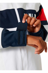 Helly Hansen chaqueta impermeable niño SALT 2 BLANCO vista detalle