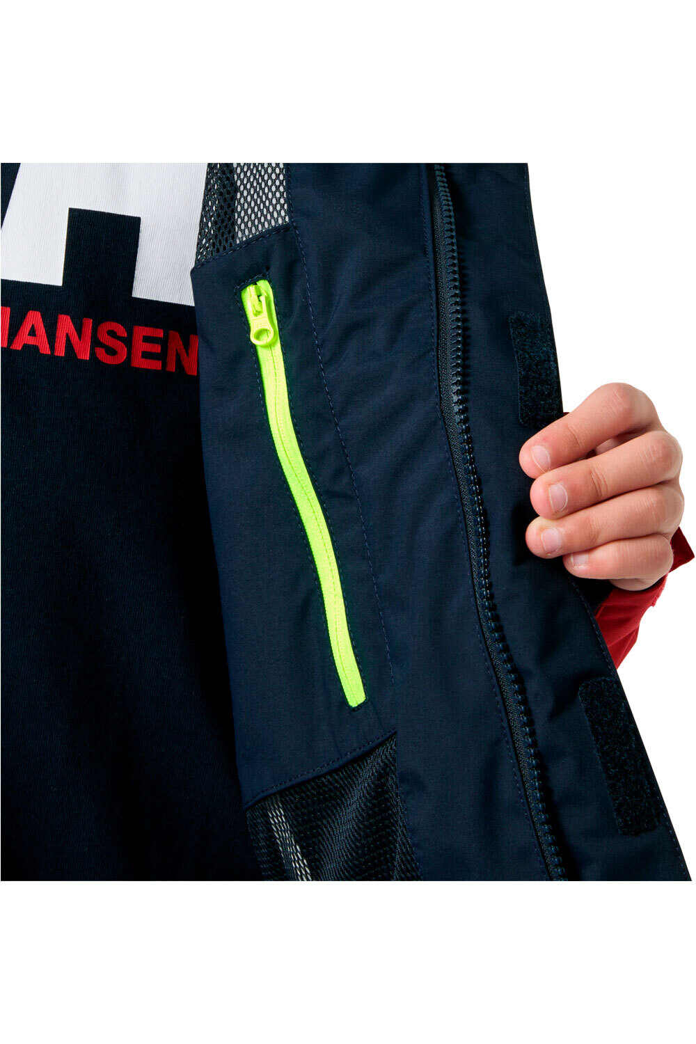 Helly Hansen chaqueta impermeable niño SALT PORT 2.0 AZUL 07