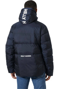 Helly Hansen chaqueta outdoor hombre ACTIVE WINTER AZUL vista trasera