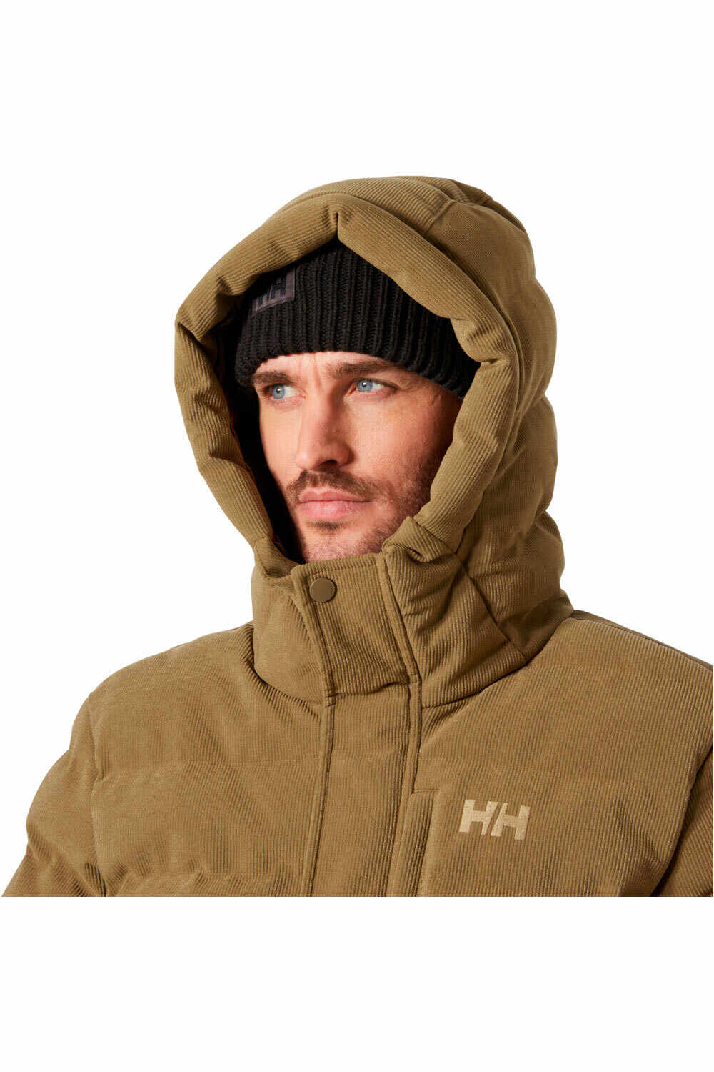 Helly Hansen chaqueta outdoor hombre ALBY MARRON vista detalle