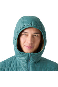 Helly Hansen chaqueta outdoor hombre LIFALOFT HOODED INSULATOR VERDE 03