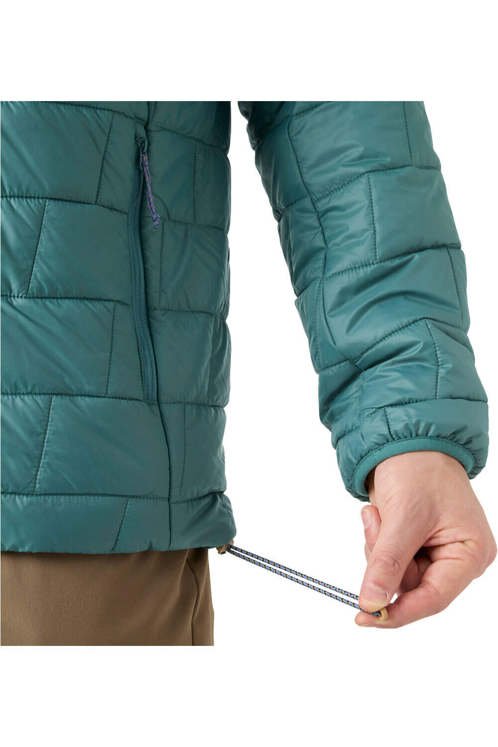 Helly Hansen chaqueta outdoor hombre LIFALOFT HOODED INSULATOR VERDE 04