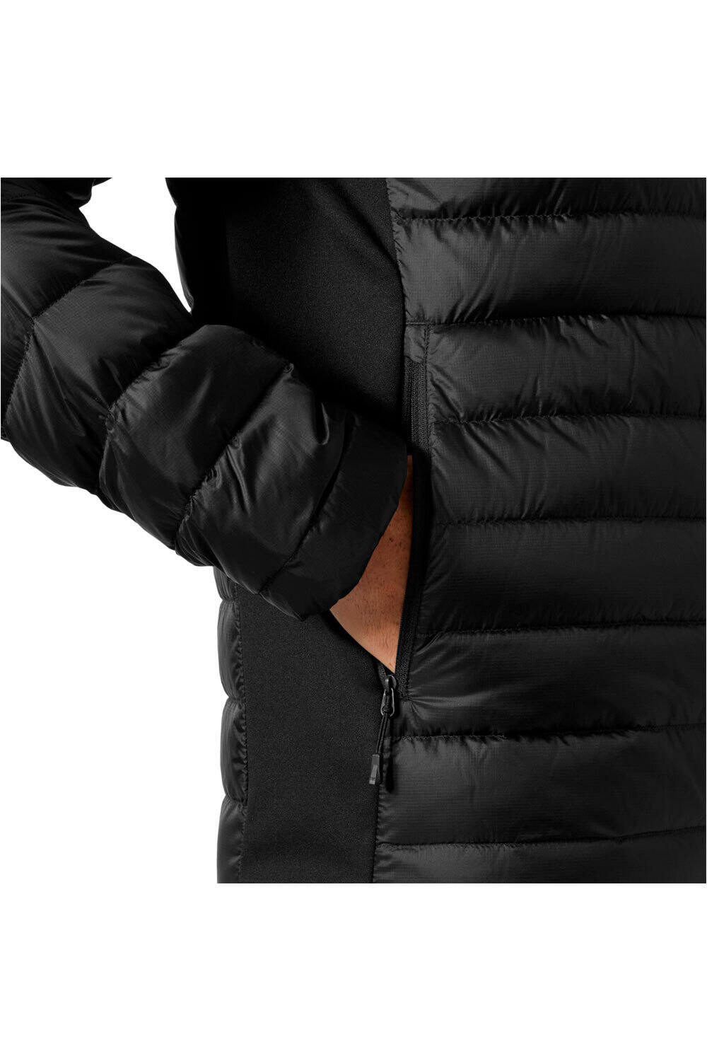 Helly Hansen chaqueta outdoor hombre VERGLAS DOWN HYBRID 2.0 NEGRO 03