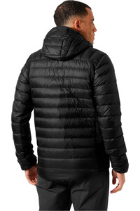 Helly Hansen chaqueta outdoor hombre VERGLAS DOWN HYBRID 2.0 NEGRO vista trasera