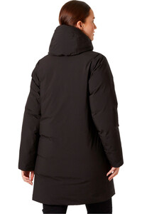 Helly Hansen chaqueta outdoor mujer URB PRO HT DOWN NEGRO vista trasera