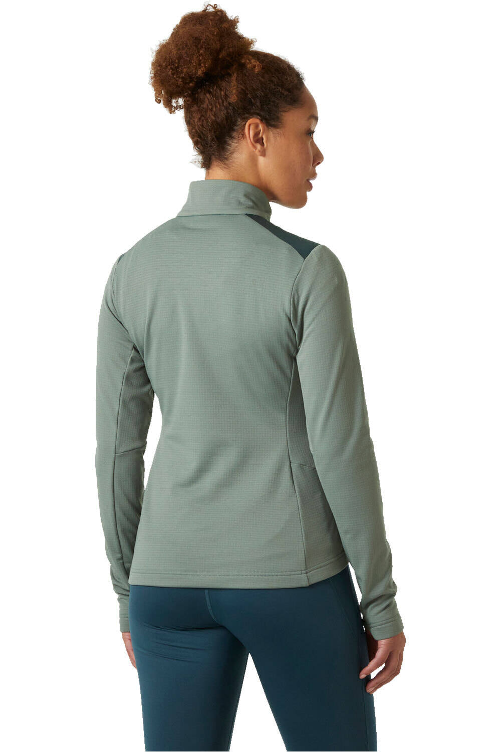 Helly Hansen chaqueta outdoor mujer VERSALITE HYBRID GRIS vista trasera