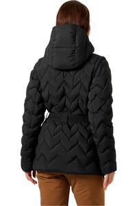 Helly Hansen chaqueta outdoor mujer WINTER BLISS MODULAR NEGRO vista trasera