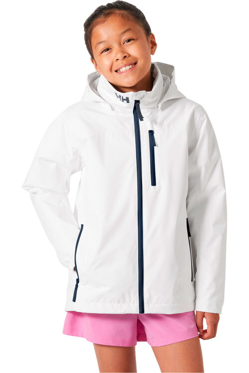 Helly Hansen chaqueta outdoor niño CREW MIDLAYER JACKET 2.0 BLANCO