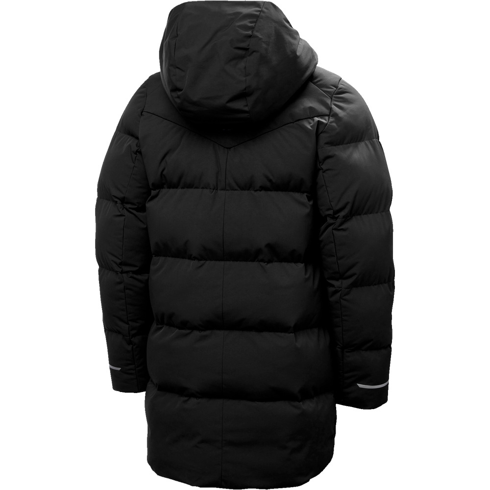 Helly Hansen chaqueta outdoor niño GIRL ADORE NEGRO vista trasera