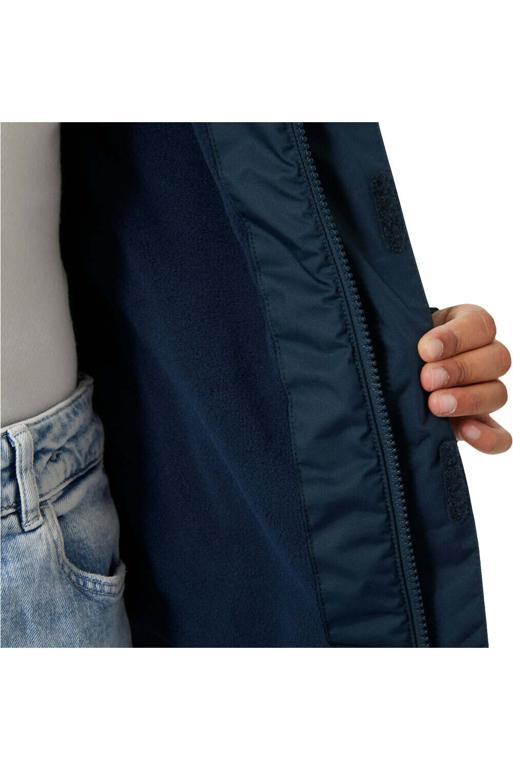Helly Hansen chaqueta outdoor niño JR VANCOUVER FLEECE INS JACKET AZUL 04