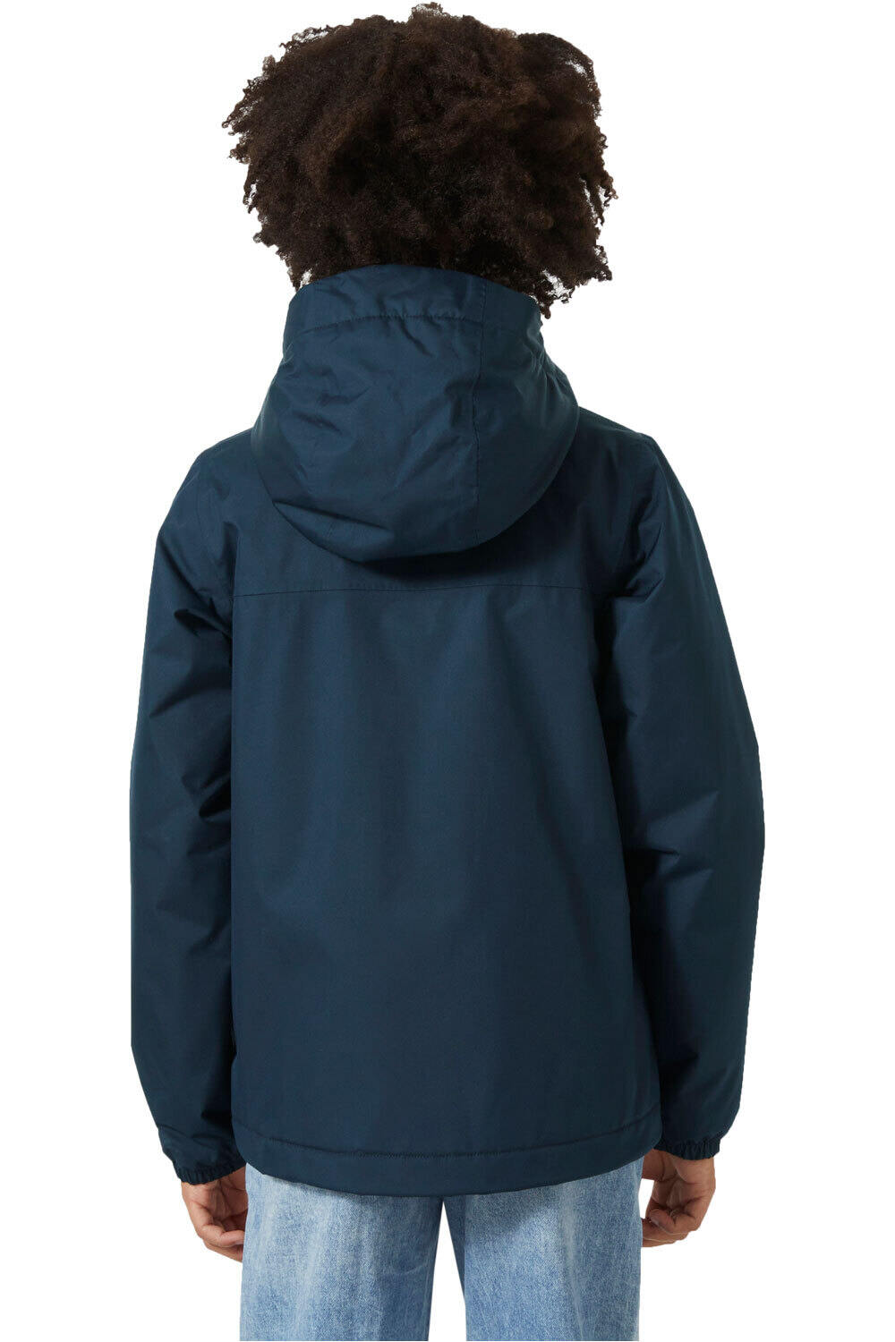 Helly Hansen chaqueta outdoor niño JR VANCOUVER FLEECE INS JACKET AZUL vista trasera