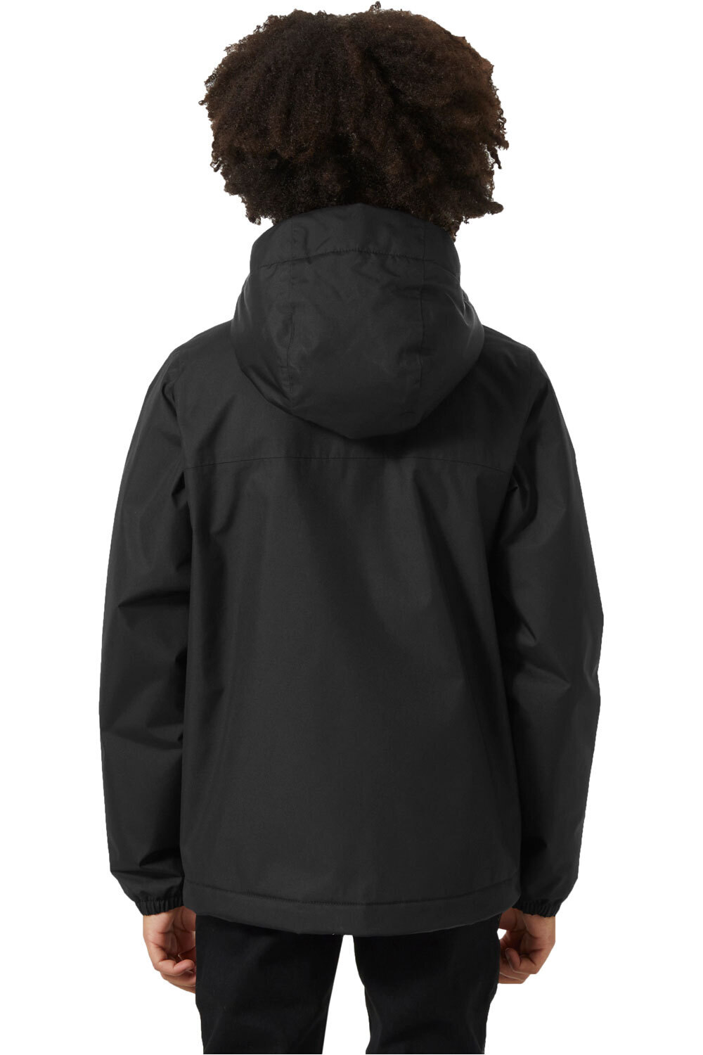 Helly Hansen chaqueta outdoor niño JR VANCOUVER FLEECE INS JACKET NEGRO vista trasera