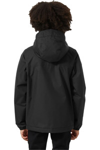 Helly Hansen chaqueta outdoor niño JR VANCOUVER FLEECE INS JACKET NEGRO vista trasera