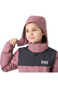 Helly Hansen chaqueta outdoor niño JR VANCOUVER FLEECE INS JACKET ROJO vista detalle