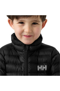 Helly Hansen chaqueta outdoor niño K SIRDAL INSULATOR JACKET NEGRO vista detalle