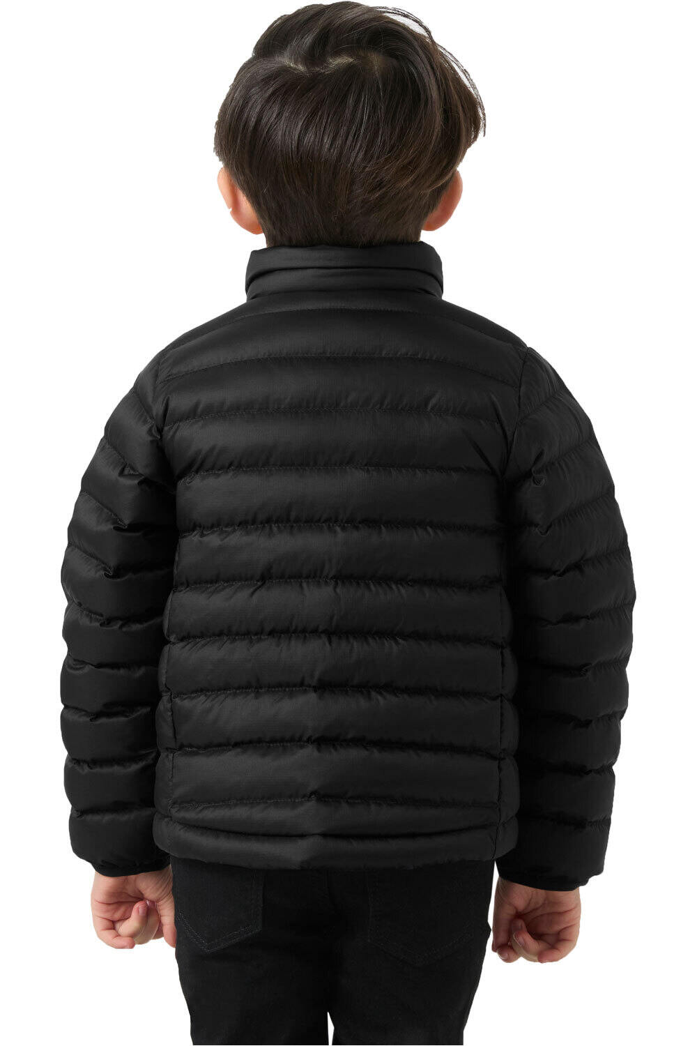 Helly Hansen chaqueta outdoor niño K SIRDAL INSULATOR JACKET NEGRO vista trasera