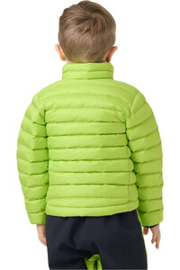 Helly Hansen chaqueta outdoor niño K SIRDAL INSULATOR JACKET VERDE vista trasera