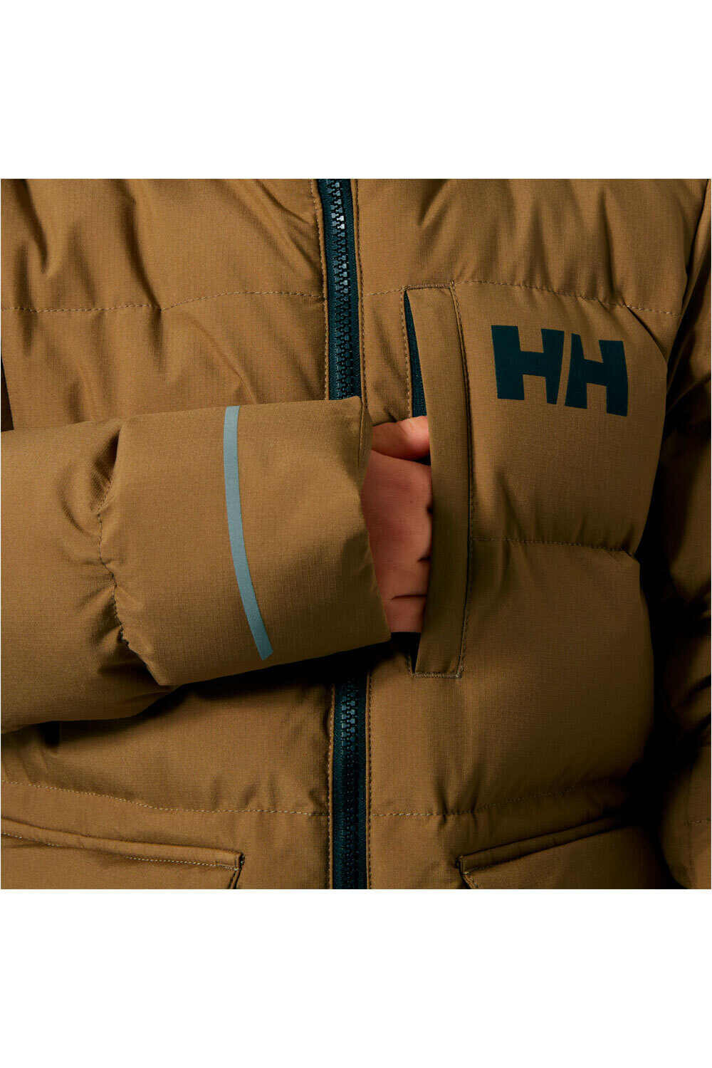 Helly Hansen chaqueta outdoor niño NORD MARRON 03