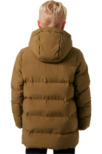 Helly Hansen chaqueta outdoor niño NORD MARRON vista trasera