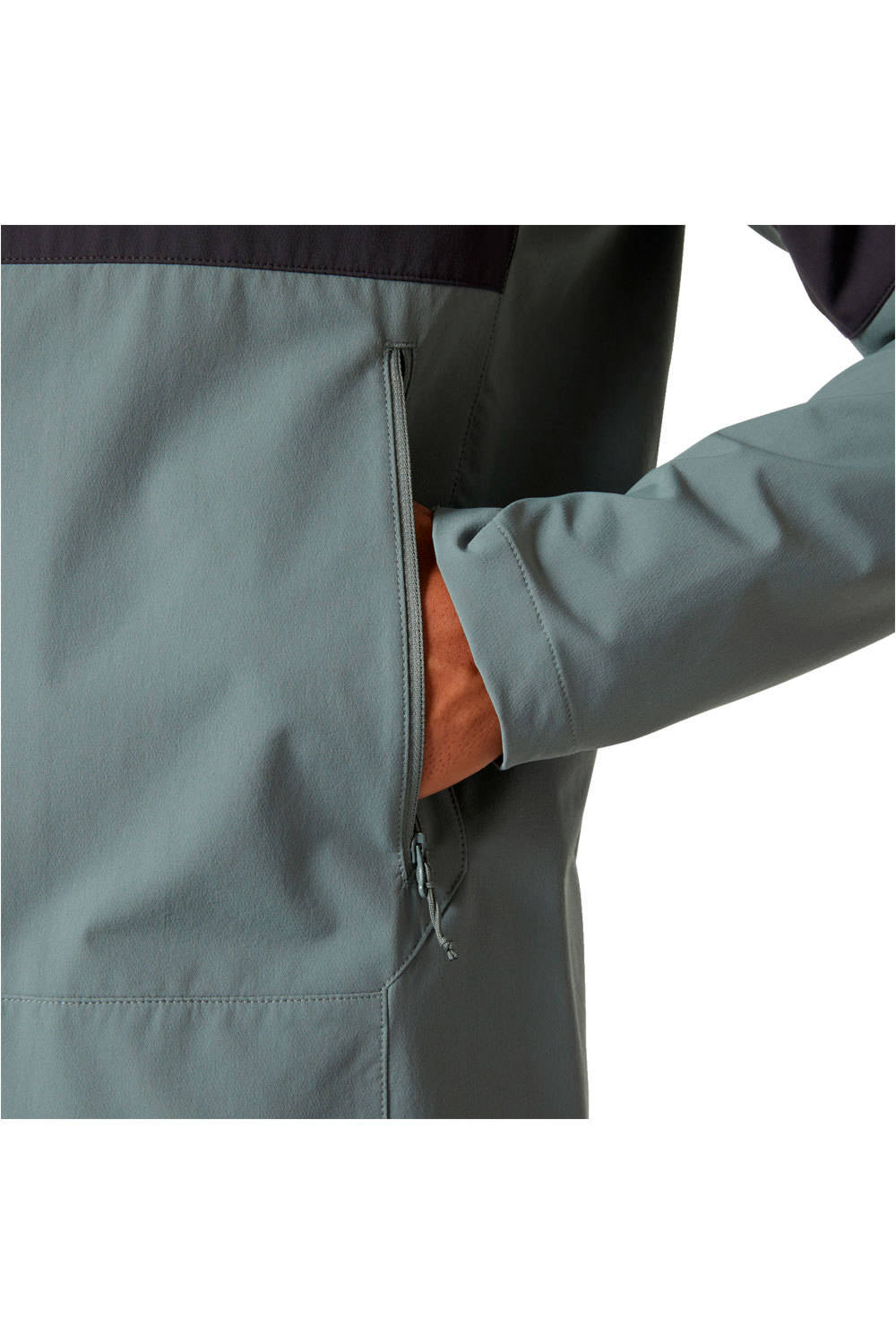 Helly Hansen chaqueta softshell hombre BLAZE SOFTSHELL HOOD GRIS 03