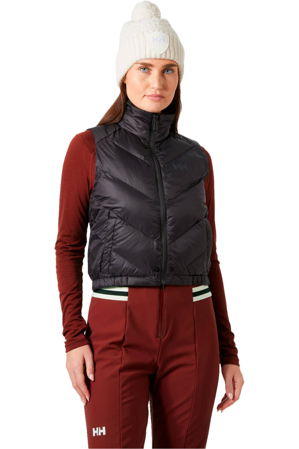 Helly Hansen chaqueta softshell mujer AVANTI 3-IN-1 ROJO vista detalle