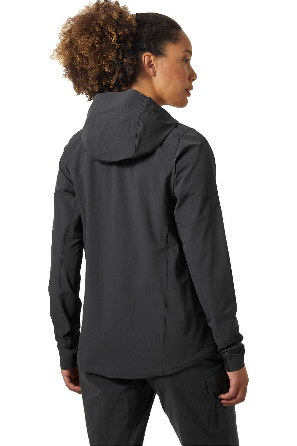 Helly Hansen chaqueta softshell mujer BLAZE GRIS vista trasera