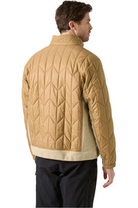 Helly Hansen chaquetas hombre AFTON HYBRID JACKET MARRON vista trasera