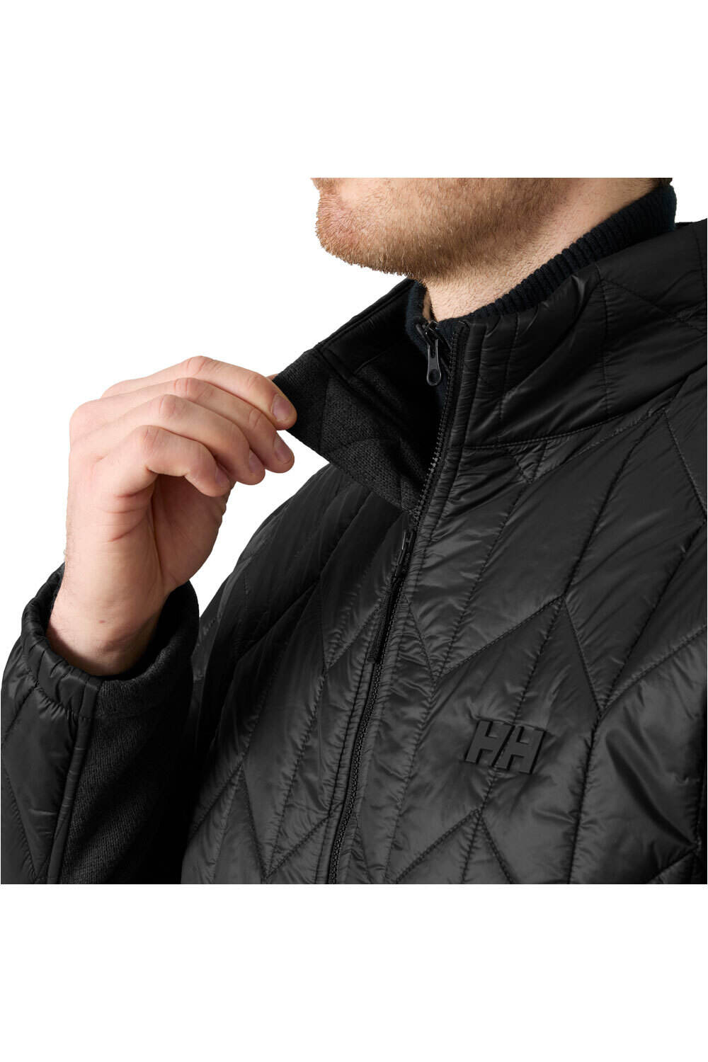 Helly Hansen chaquetas hombre AFTON HYBRID JACKET NEGRO vista detalle