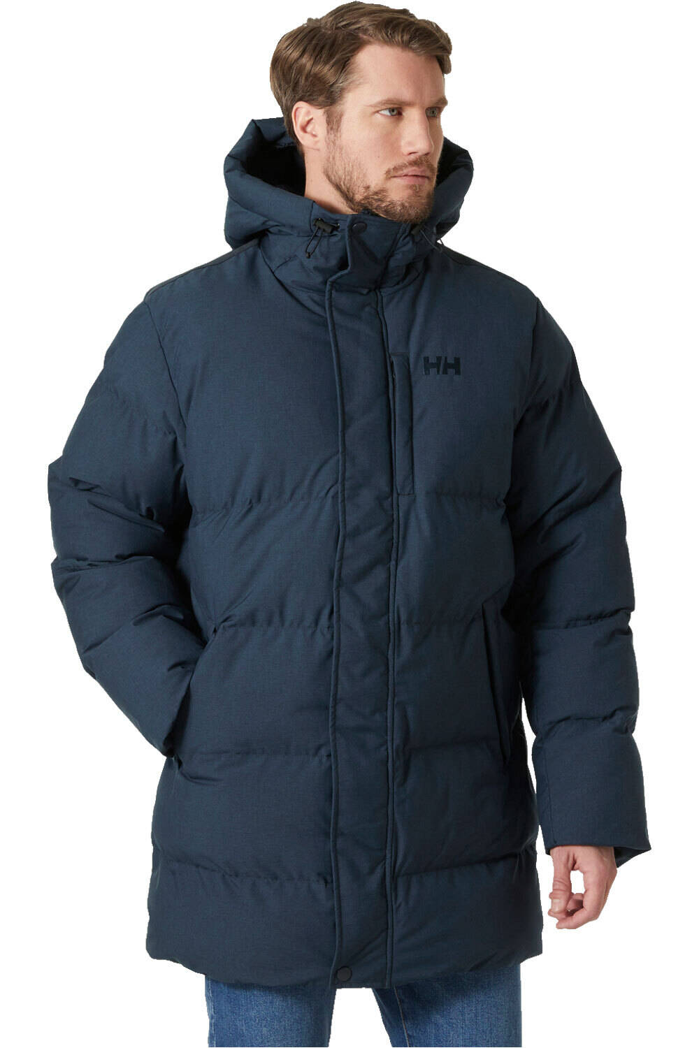Helly Hansen chaquetas hombre ALBY AZUL vista frontal