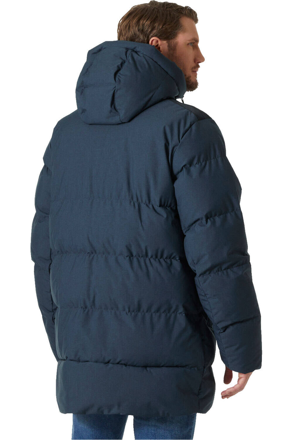 Helly Hansen chaquetas hombre ALBY AZUL vista trasera