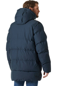 Helly Hansen chaquetas hombre ALBY AZUL vista trasera