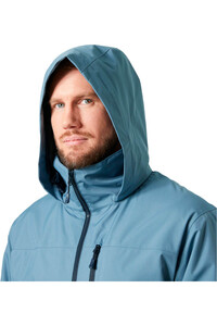 Helly Hansen chaquetas hombre CREW HOODED MIDLAYER AZUL vista detalle