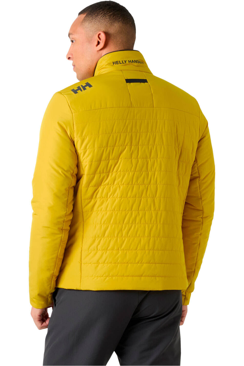 Helly Hansen chaquetas hombre CREW INSULATOR 2.0 AMARILLO vista trasera