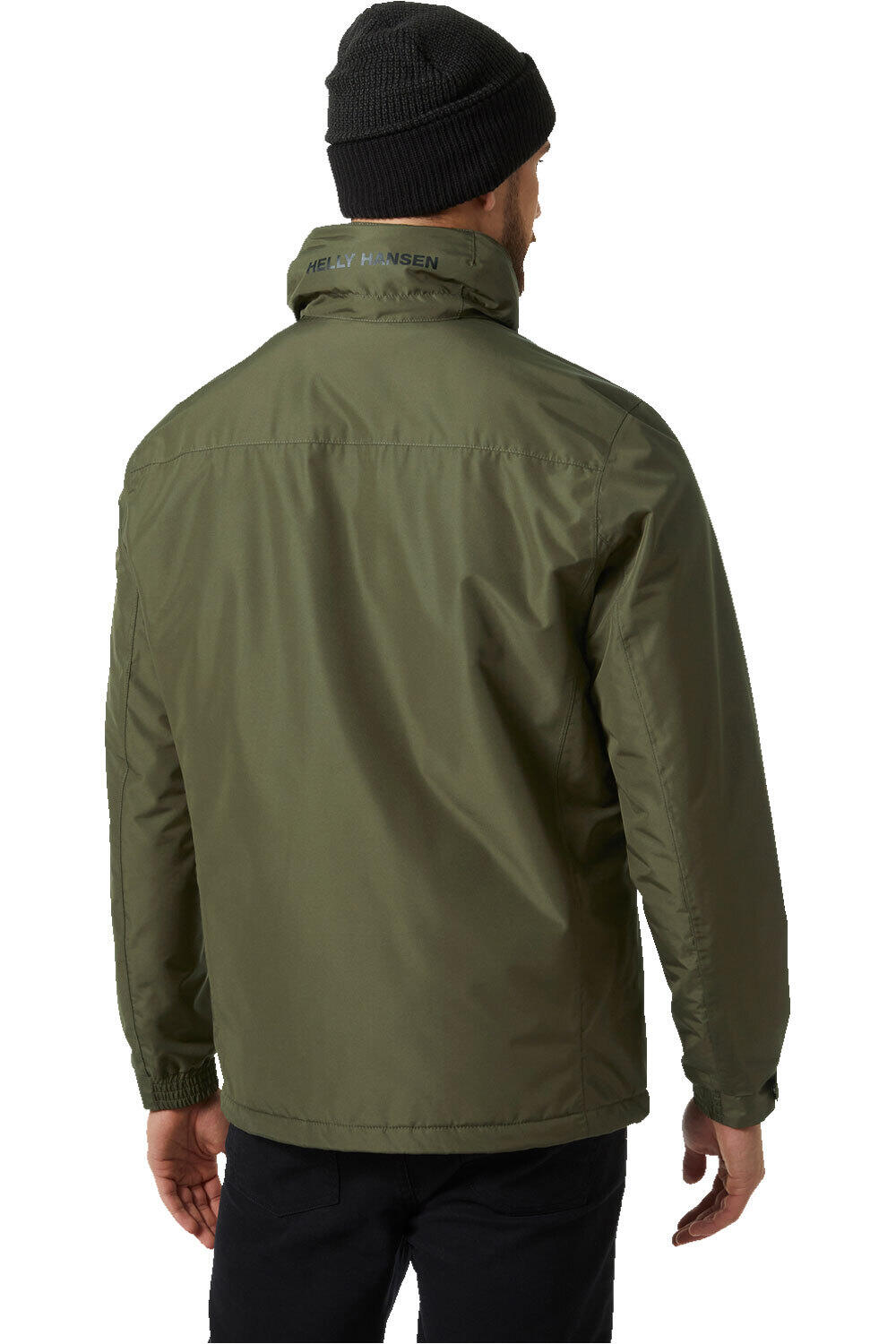 Helly Hansen chaquetas hombre DUBLINER VERDE vista trasera